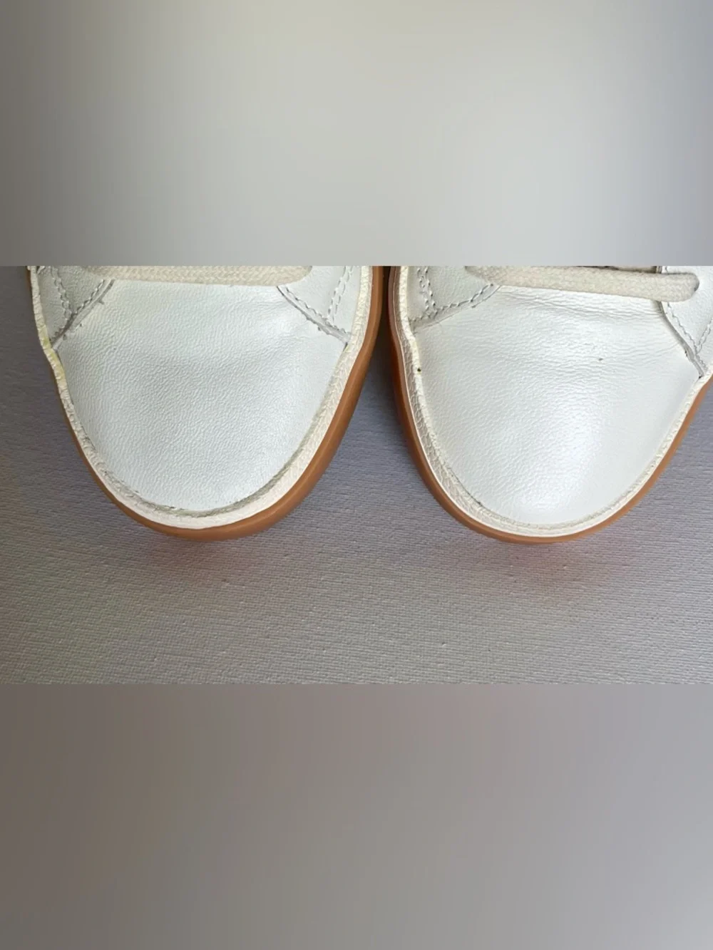 LIKE NEW DOLCE VITA ZINA WHITE LEATHER COURT SNEAKER WOMENS SIZE 8.5 - Picture 13 of 17